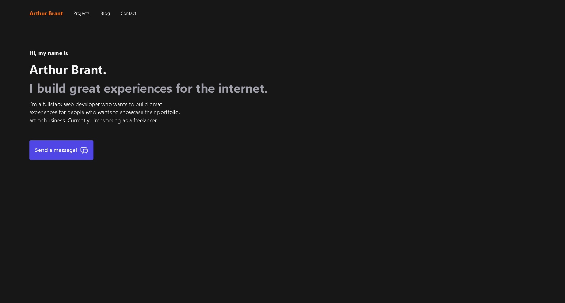 Thumbnail for the project My Portfolio Website